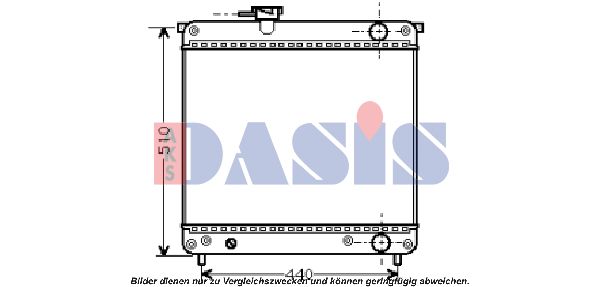 AKS DASIS Radiators, Motora dzesēšanas sistēma 320340N